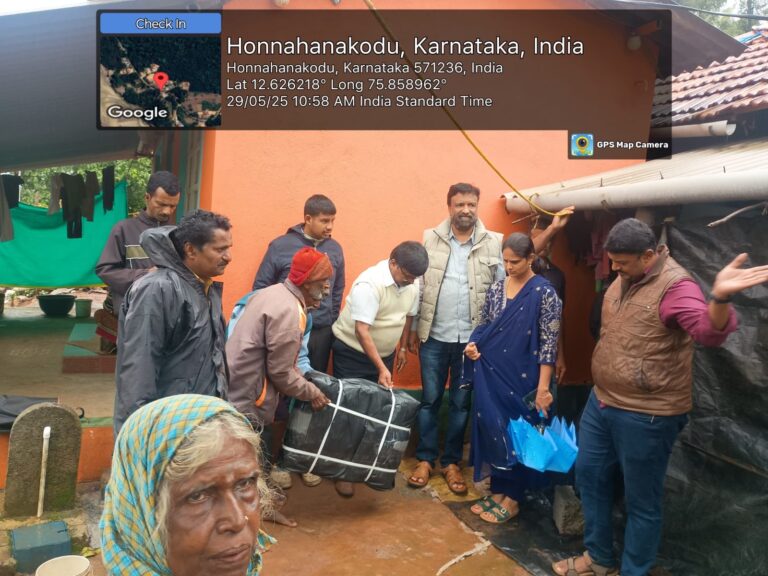 ಮಳೆಯಿಂದ ಮನೆಗೆ ಹಾನಿ