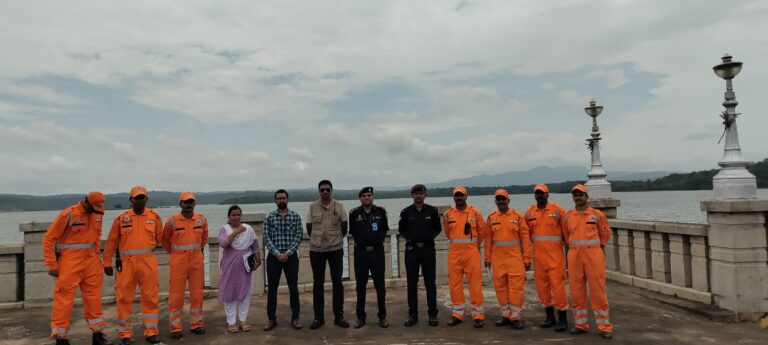 ಶಾಲನಗರದ ಪ್ರವಾಹ ಪೀಡಿತ ಪ್ರದೇಶಗಳಿಗೆ NDRF ತಂಡ ಭೇಟಿ