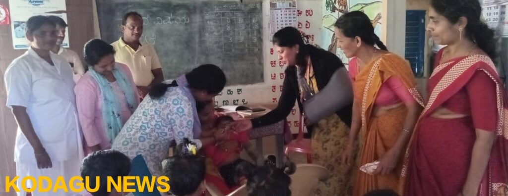 ಚೆಂಬು ಗ್ರಾಮ ಪಂಚಾಯಿತಿ ವ್ಯಾಪ್ತಿಯ ವಿವಿಧ ಅಂಗನವಾಡಿ ಕೇಂದ್ರಗಳಲ್ಲಿ ಅನೀಮಿಯ ಕಾರ್ಯಗಾರ ಹಾಗೂ ಮಕ್ಕಳ ಆರೋಗ್ಯ ತಪಾಸಣೆ