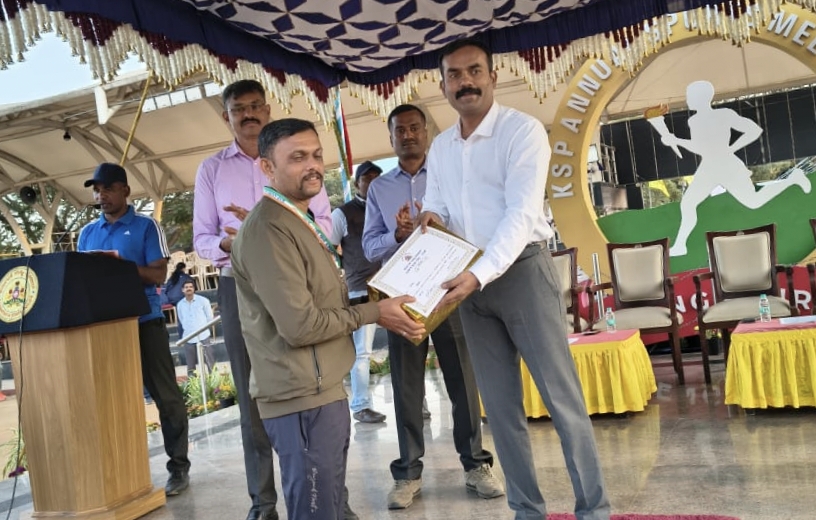 ರಾಜ್ಯ ಪೊಲೀಸ್ ವಾರ್ಷಿಕ ಕ್ರೀಡಾಕೂಟದಲ್ಲಿ ಕೊಡಗಿನ ಕಂಟ್ರೋಲ್ ರೂಮ್ ಉಪನಿರೀಕ್ಷಕರಾದ ಕೆ ಜೋಷಿ ಗೆ ಪ್ರಥಮ ಸ್ಥಾನ