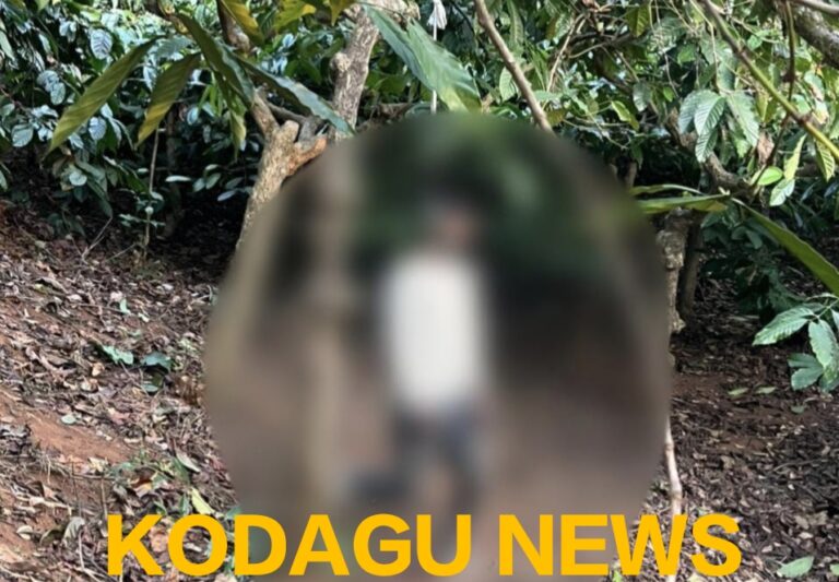 ಕಕ್ಕಬ್ಬೆ ಕುಂಜಿಲ ಗ್ರಾಮದ ಕಾಫಿ ತೋಟದಲ್ಲಿ ನೇಣು ಬಿಗಿದು ಅಸ್ಸಾಂ ಕಾರ್ಮಿಕ ಆತ್ಮಹತ್ಯೆ -ಕಾಜಿಮುದ್ದಿನ್ ಮೃತ ದುರ್ದೈವಿ