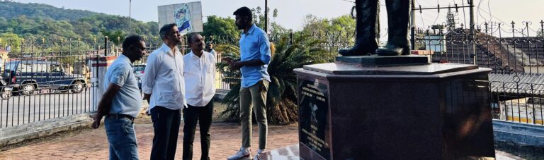 ಶಾಸಕರಾದ ಎ.ಎಸ್ ಪೊನ್ನಣ್ಣ ನವರಿಂದ ಫೀಲ್ಡ್ ಮಾರ್ಷಲ್ ಕಾರ್ಯಪ್ಪ ಸ್ಮಾರಕ ಬಳಿ ನಡೆಯುತ್ತಿರುವ ಅಭಿವೃದ್ಧಿ ಕಾರ್ಯವನ್ನು ಪರಿಶೀಲಿಸಲಾಯಿತು.