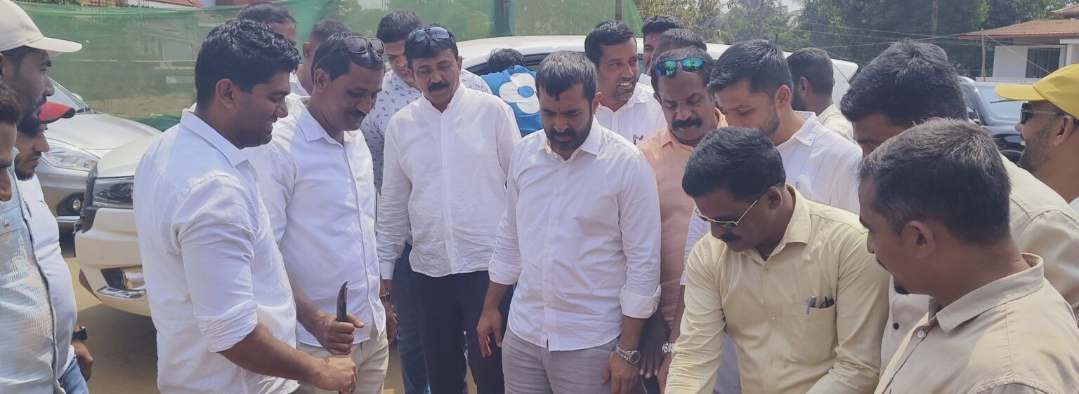 1.5 ಕೋಟಿ ವೆಚ್ಚದ ಕ್ಯಾಮಾಟ್ ಕುಂಬಳದಾಳು ಮೂರ್ನಾಡ್ ರಸ್ತೆ ನವೀಕರಣಕ್ಕೆ ಡಾ ಮಂತರ್ ಗೌಡ ಚಾಲನೆ
