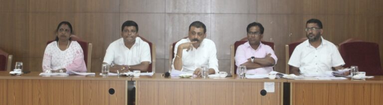 ಗ್ಯಾರಂಟಿ ಯೋಜನೆ ಅನುಷ್ಠಾನ ಪ್ರಾಧಿಕಾರ ಸಮಿತಿ ಸಭೆ ಗ್ಯಾರಂಟಿ ಯೋಜನೆ ಪರಿಣಾಮಕಾರಿ ಅನುಷ್ಠಾನಕ್ಕೆ ಧರ್ಮಜ ಉತ್ತಪ್ಪ ಸಲಹೆ