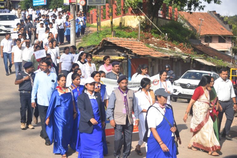ಯೋಗ ದಿನಾಚರಣೆ ಪ್ರಯುಕ್ತ ಜಾಥಾ